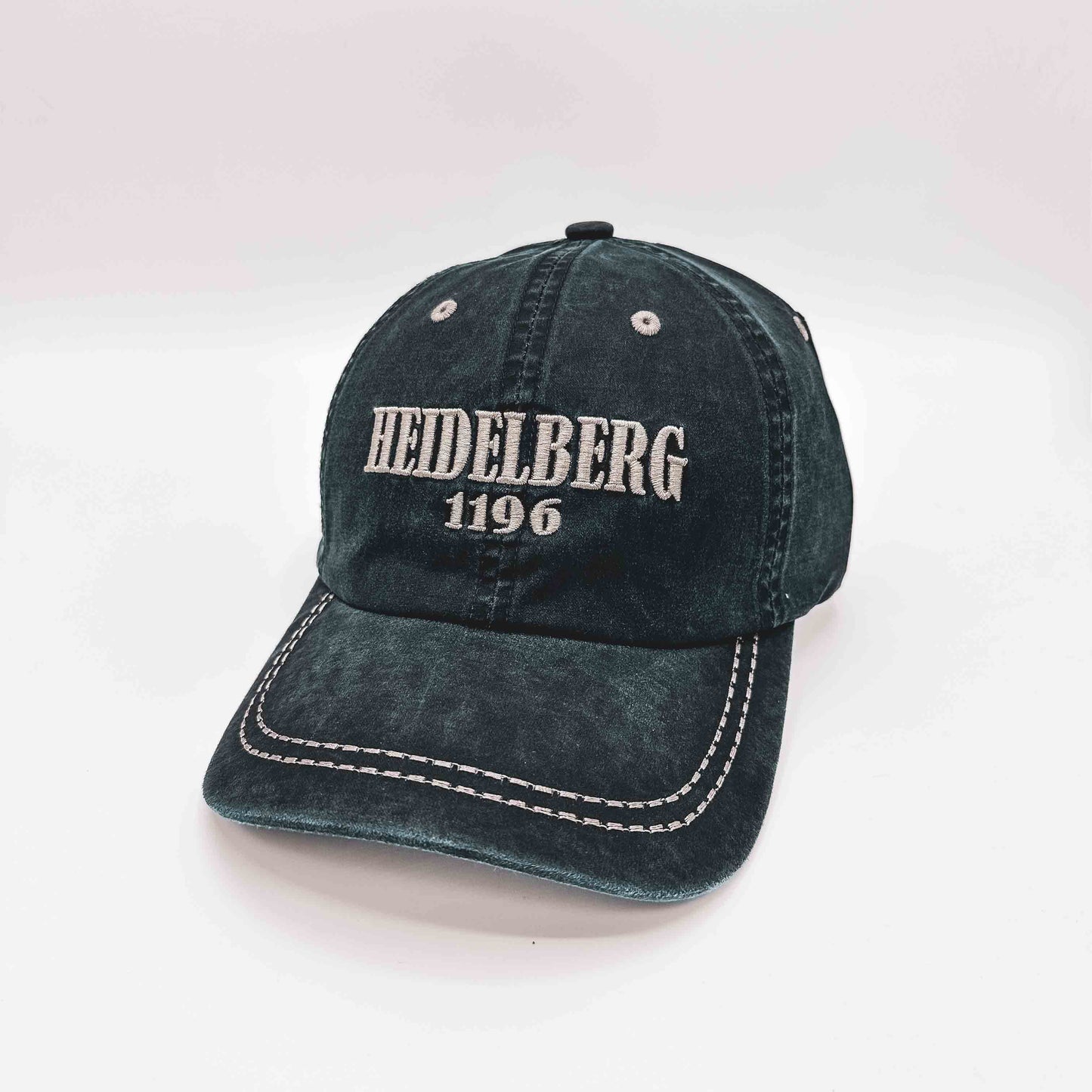 Basecap Heidelberg Stitch – Navy/Weiß