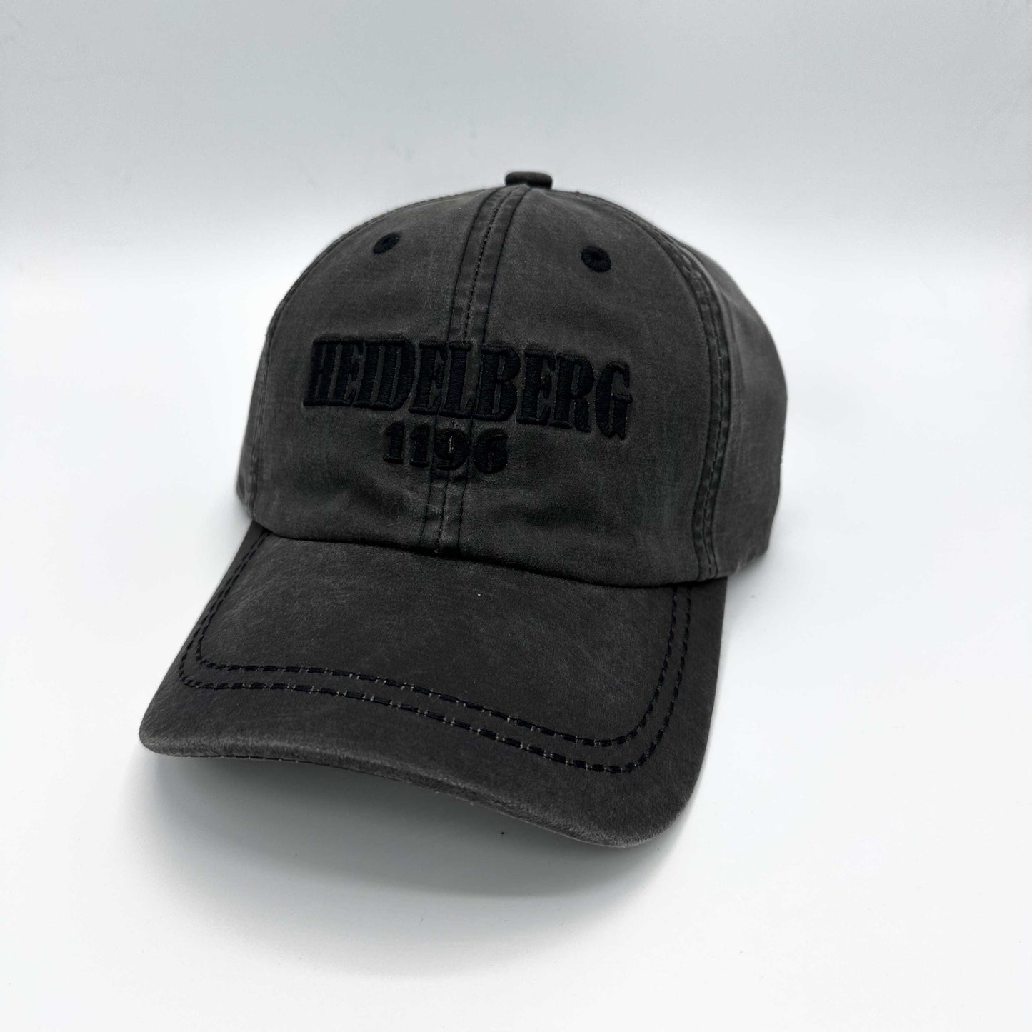 Basecap Heidelberg Stitch – Black/Black