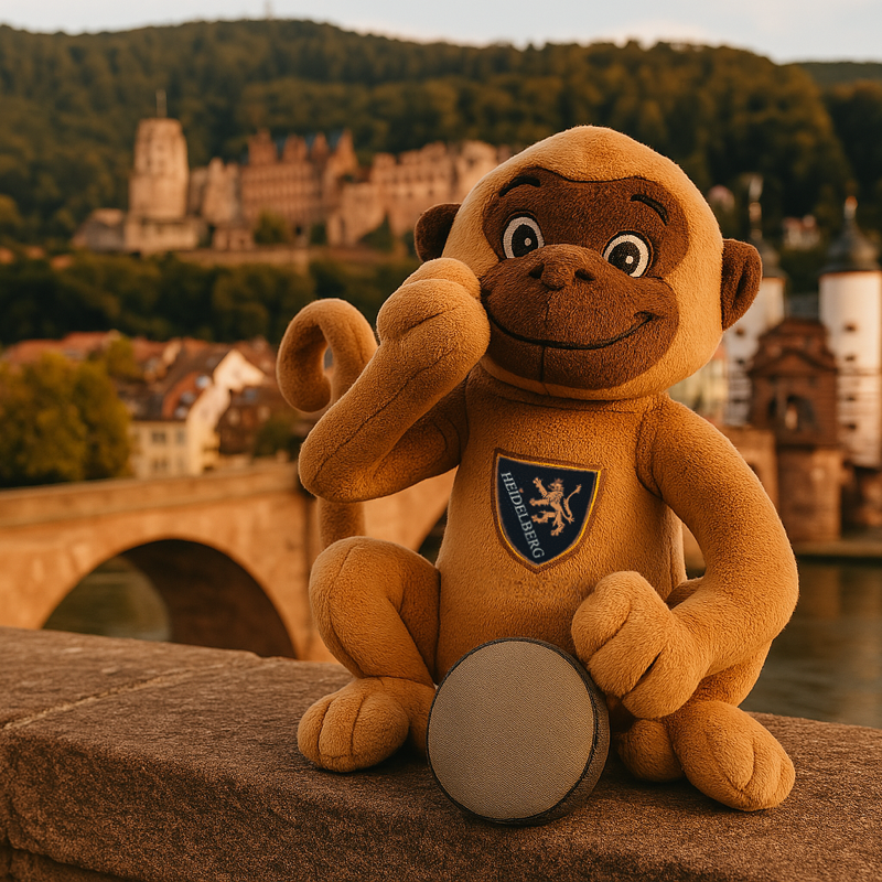 Heidelberg bridge monkey