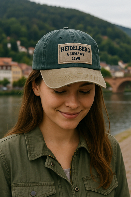 Basecap Heidelberg Heritage – Grün/Beige