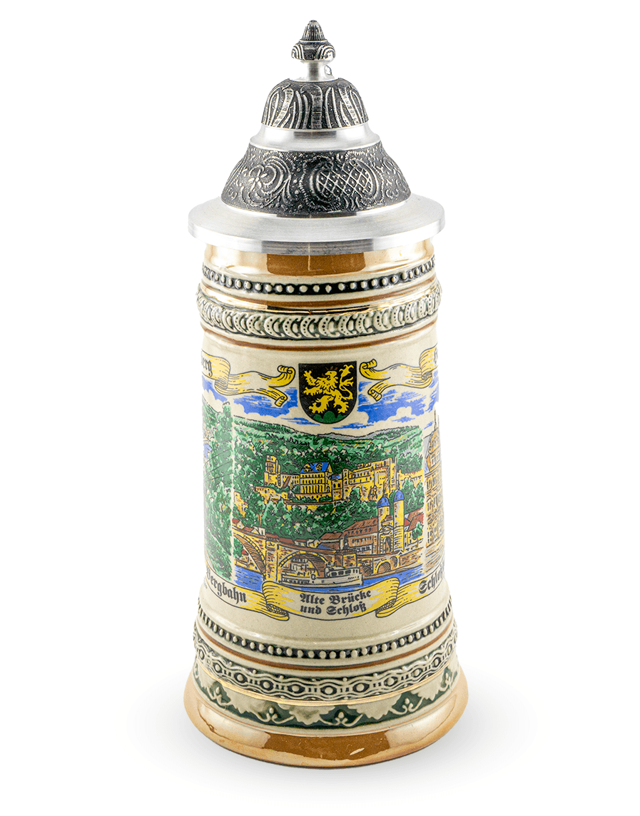 Bierkrug Gutsherren Deutschland/Heidelberg - 0,4L (Schieche)