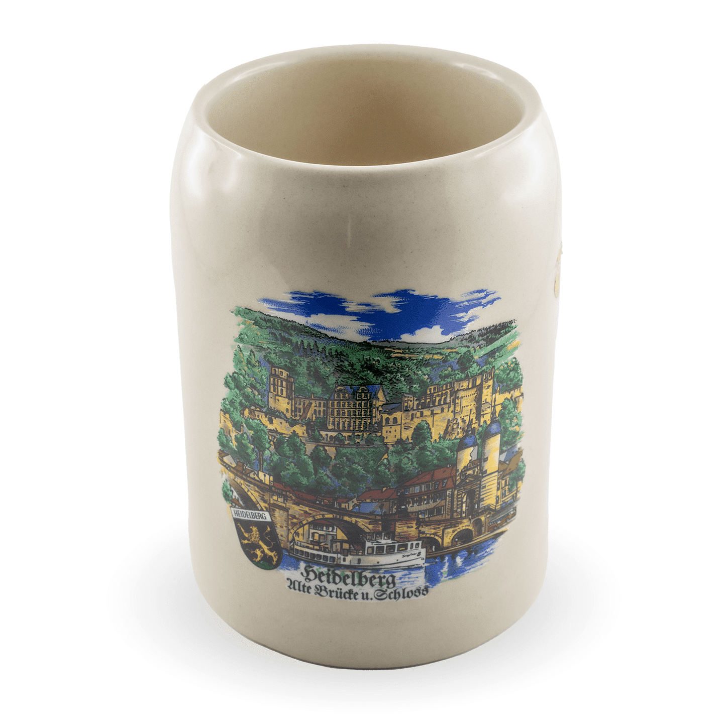 Bierkrug aus Ton 0,5 L mit versch. Motiven