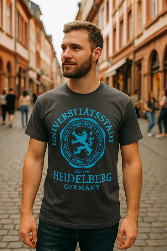 T-Shirt Universitätsstadt Heidelberg in verschiedenen Farben
