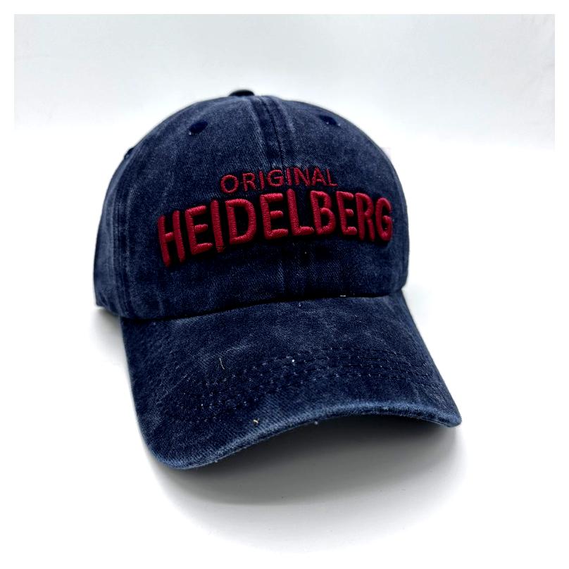 Basecap Heidelberg Original – Navy/Rot