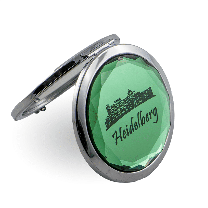 Heidelberg Taschenspiegel Kristall