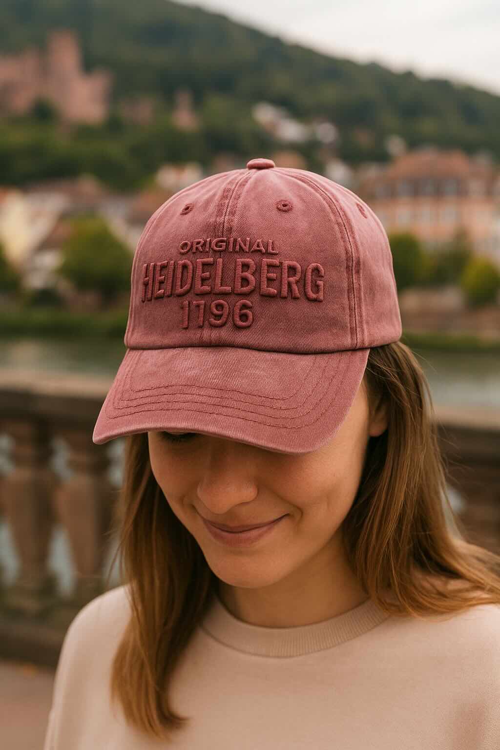 Basecap Heidelberg Classic – Bordeaux Denim