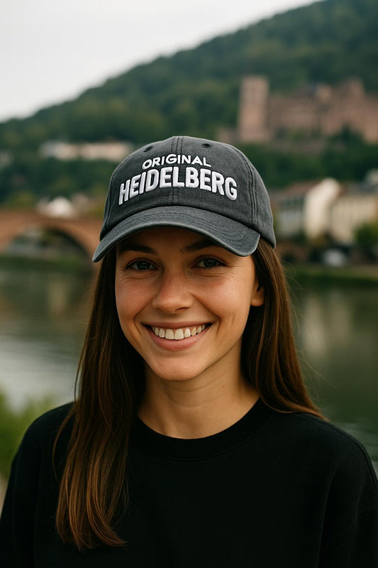 Basecap Heidelberg Original – Schwarz/Weiß