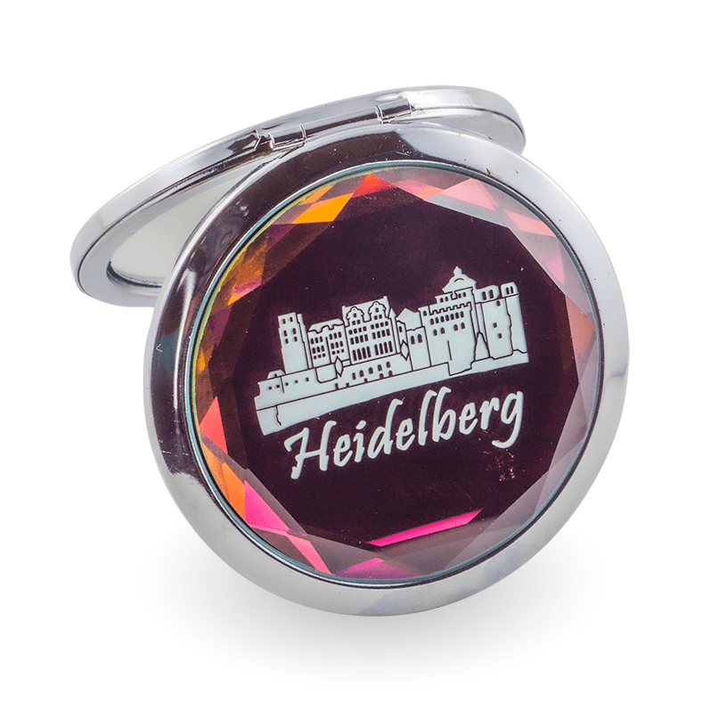 Heidelberg Taschenspiegel Kristall