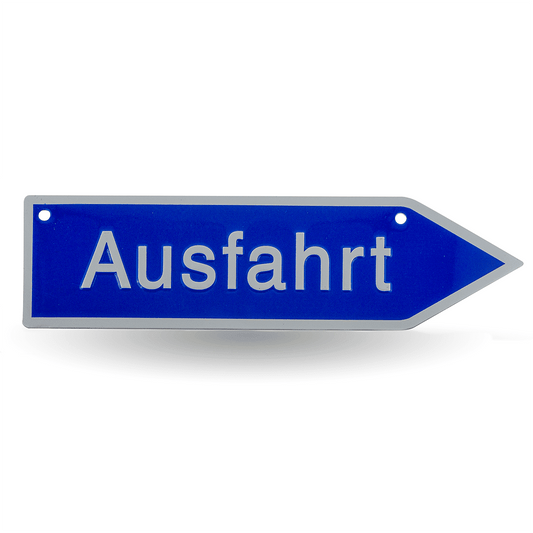 Verkehrsschild Autobahn Ausfahrt