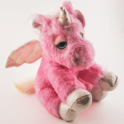Kleines Einhorn "Greta" mit Flügeln