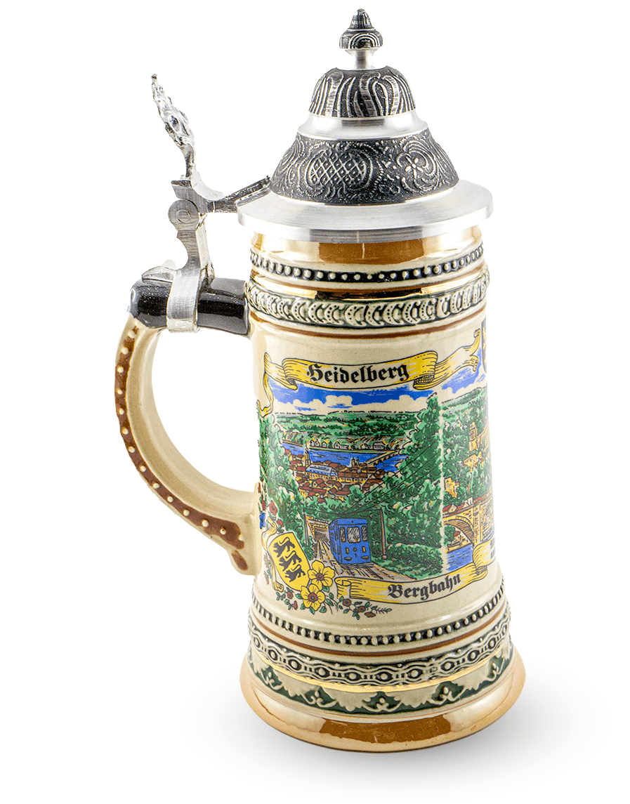 Bierkrug Gutsherren Deutschland/Heidelberg - 0,4L (Schieche)