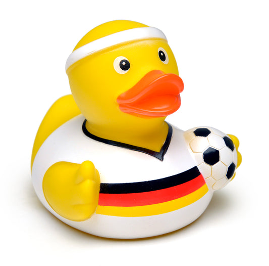 Ente Fußball Deutschland weißes Trikot