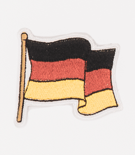 Deutschland Aufnäher (Wappen oder Fahne)