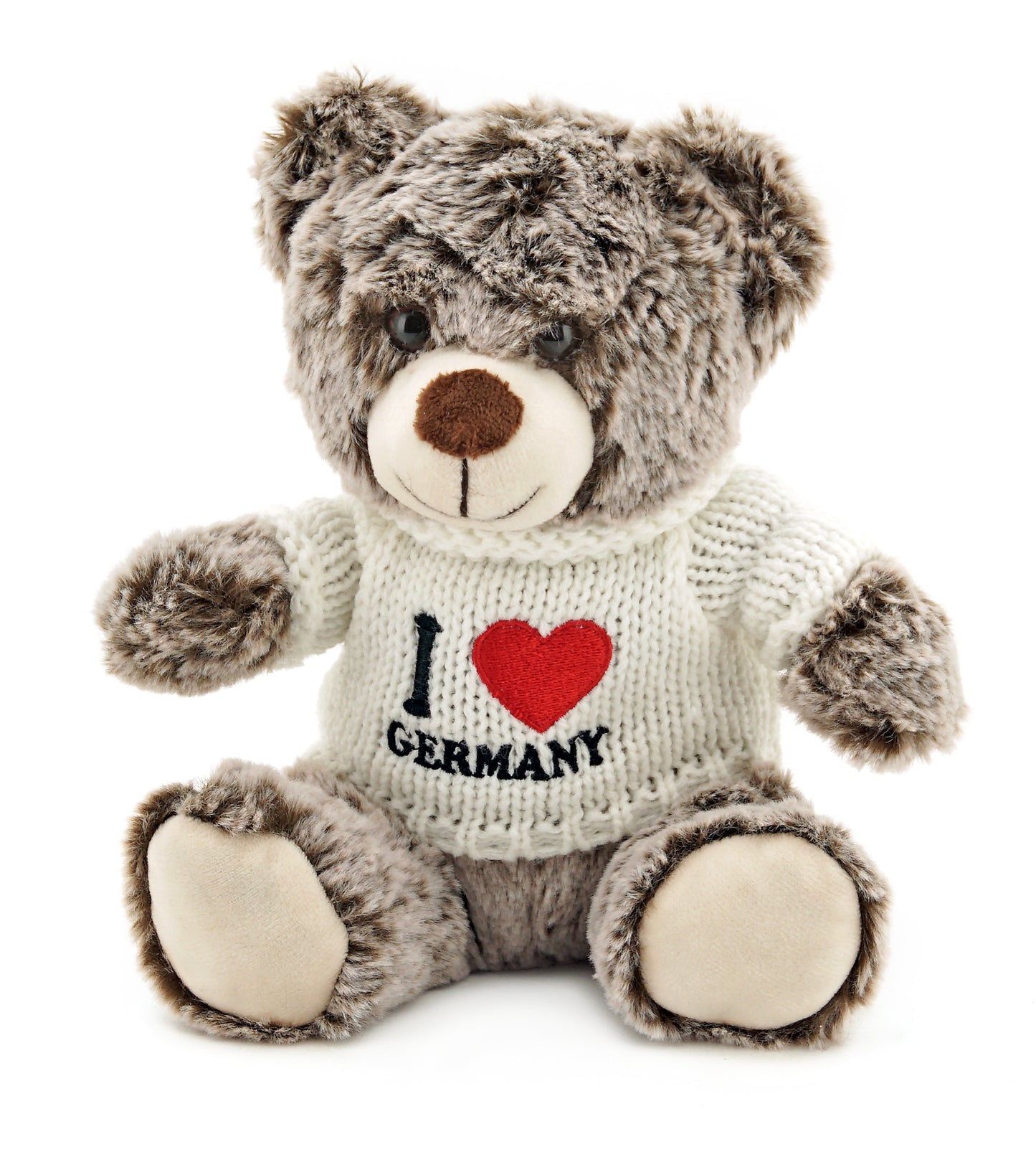 Plüschbär I love Germany weiß/schwarz