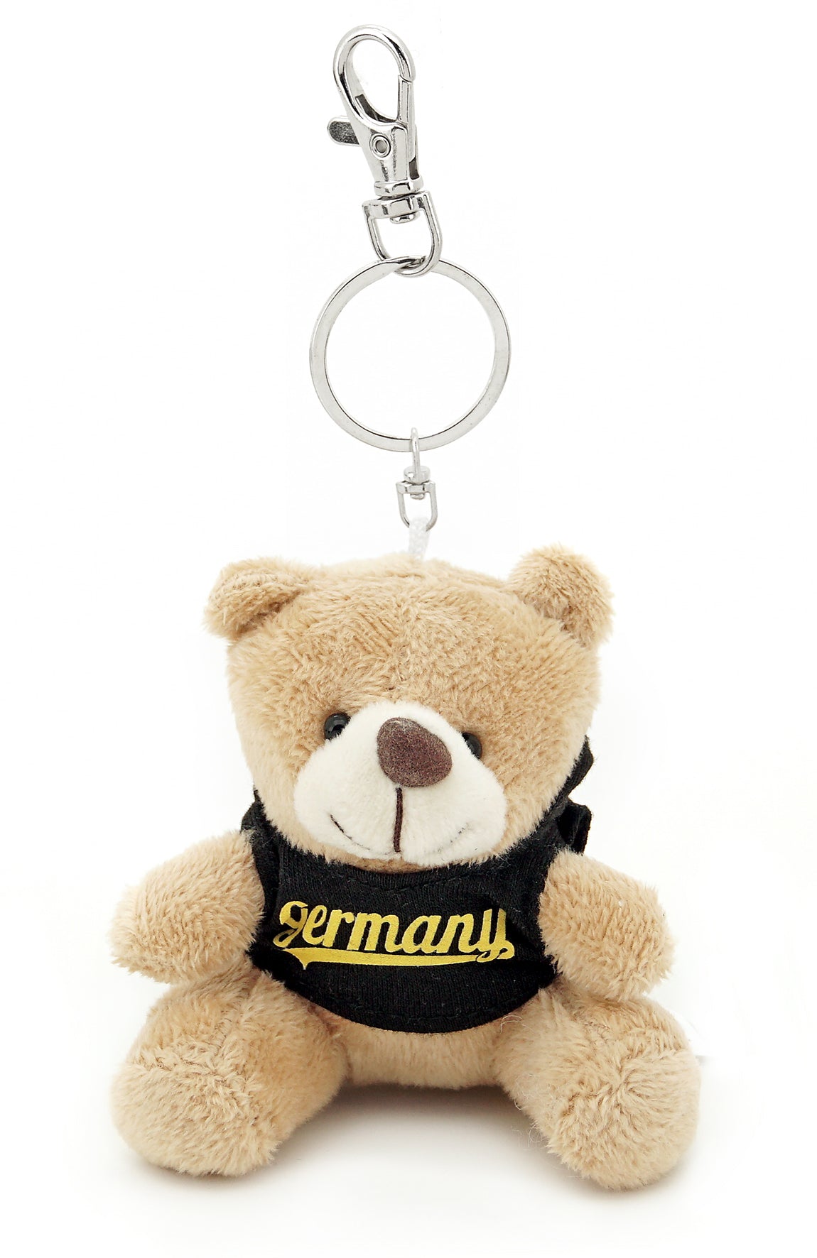 Schlüsselanhänger Bär GER schwarz/gold