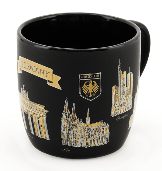 Tasse schwarz/gold Sehenswürdigkeiten
