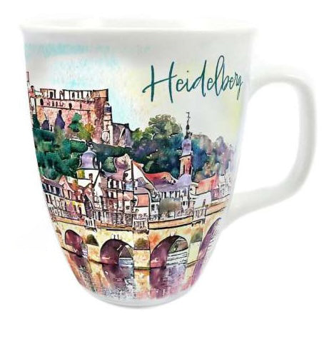 Rondobecher "Heidelberg" Aquarell Stadtansicht 250ml