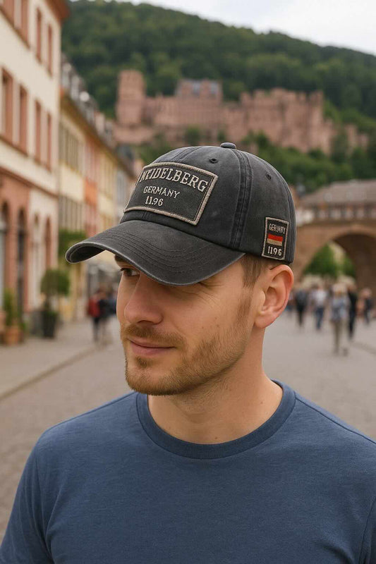 Basecap Heidelberg Heritage – Anthrazit/Beige