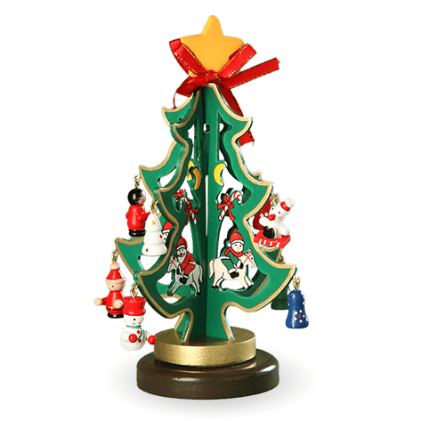 Deko-Weihnachtsbaum, grün, 17,5 cm