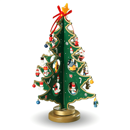 Deko-Weihnachtsbaum, grün, 36 cm