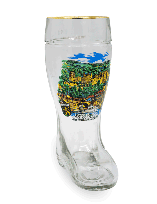 Stiefelglas Bierfest | Heidelberg-Ansicht