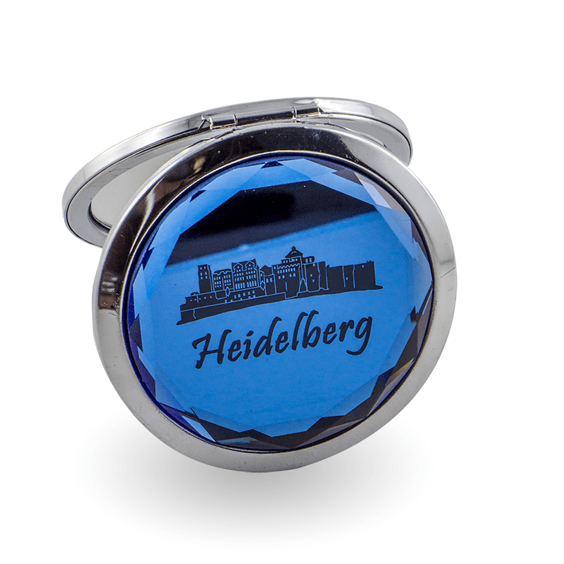 Heidelberg Taschenspiegel Kristall